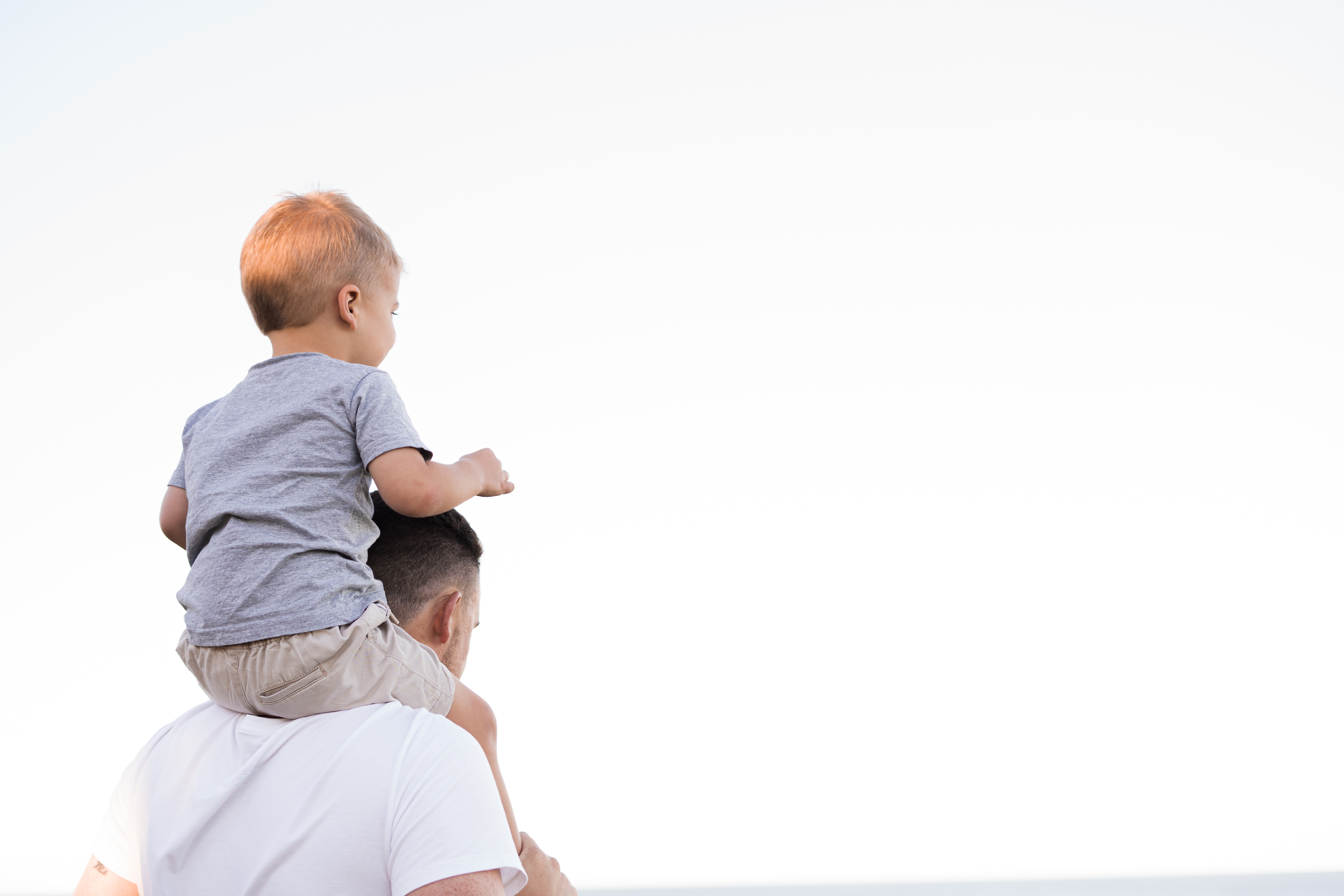 kid and dad